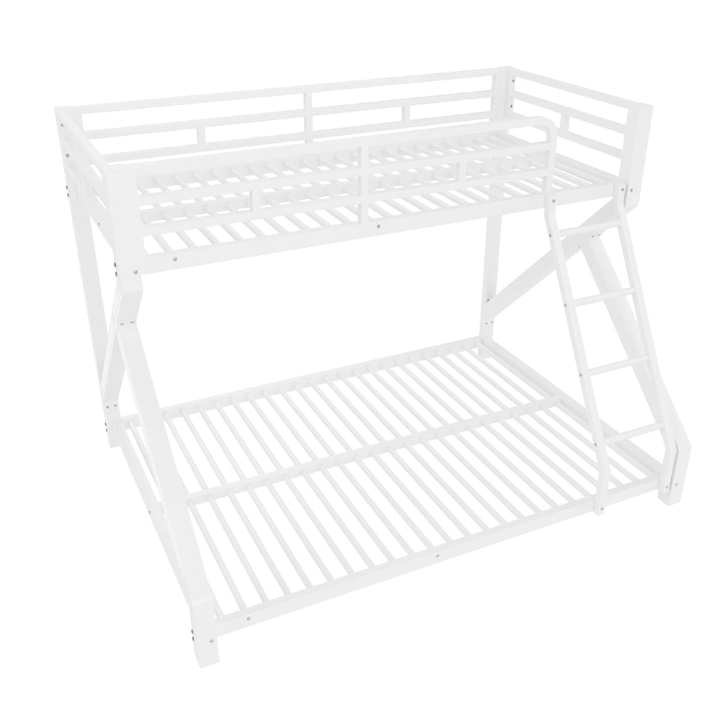 letto a castello metallo bianco 90 x 200 cm