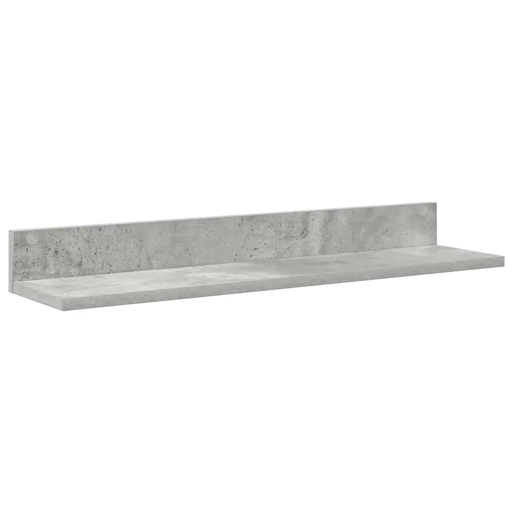 Set mobile TV 4 pz-Set di 4 Credenza per TV Grigio cemento Legno multistrato