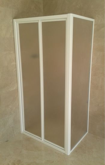 Box doccia acrilico - 2 lati, Fisso piu' Libro - Misura: 65 x 85 x h185 