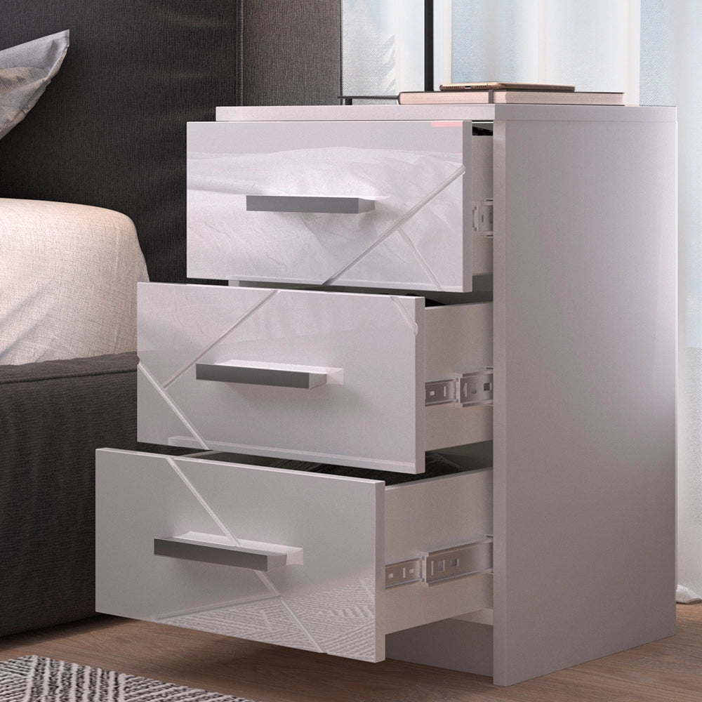 Vicco Comodini camera da letto Bianco 35.5 x 66 cm