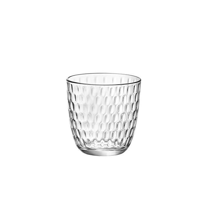 Bormioli Rocco 6501 Slot Set Bicchieri da Acqua 6 Pezzi 29 cl Impilabili Lavastoviglie colore Trasparente