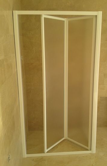 Box doccia acrilico - 2 lati, Fisso piu' Libro - Misura: 85 x 65 x h185 
