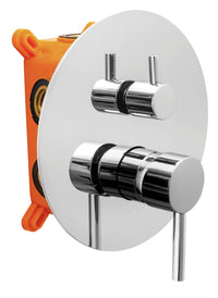 Miscelatore incasso per doccia a 3 vie con deviatore