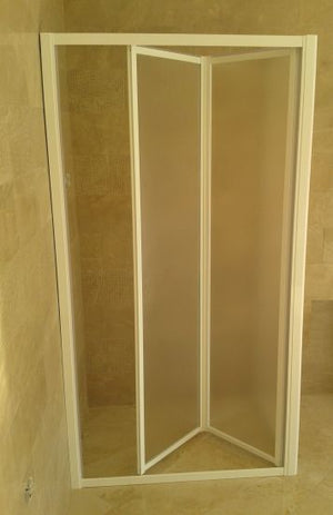 Box doccia acrilico - 2 lati, Fisso piu' Libro - Misura: 70 x 100 x h185 