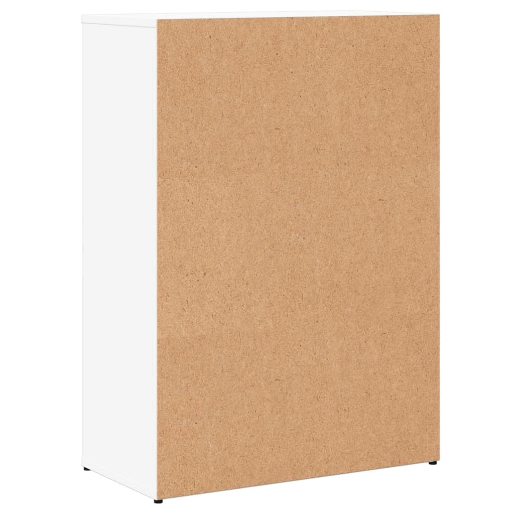 Buffet credenza cassettiera armadio mobile contenitore organizer per cucina soggiorno salotti set da 2 60 x 30 x 84 cm legno ingegnerizzato bianco 02_0036672