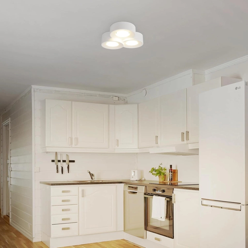 ZMH Lampada da soffitto faretto moderno GU10 bianco per cucina soggiorno