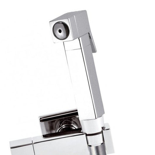 Set idroscopino quadro composto da: rb120 sq, flessibile e rubinetto ad angolo sq