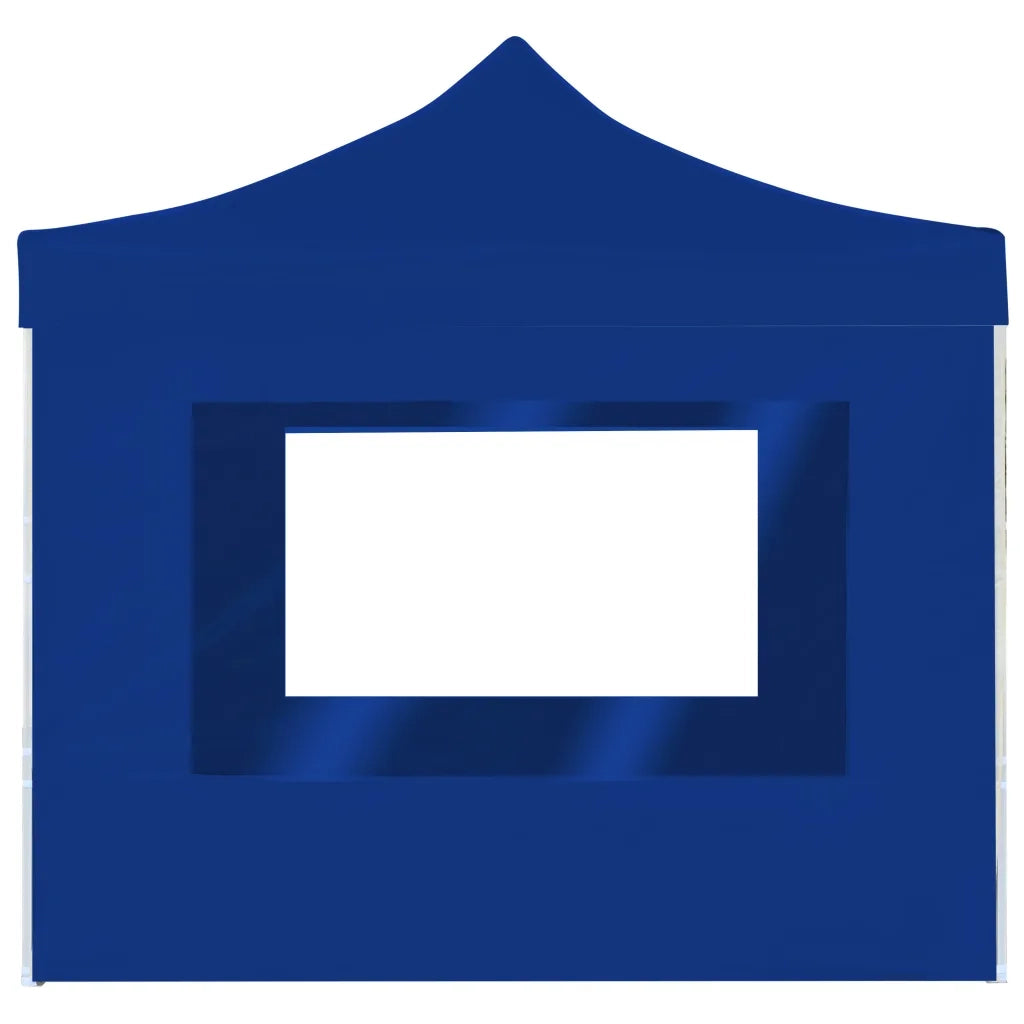 Gazebo | Pergolato Professionale Pieghevole Alluminio con Pareti 2x2m Blu