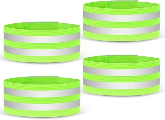 Tapes Reflectenti per Corsa, Ciclismo e Jogging - Telaio Reflectente Neon per Bambini e Adulti