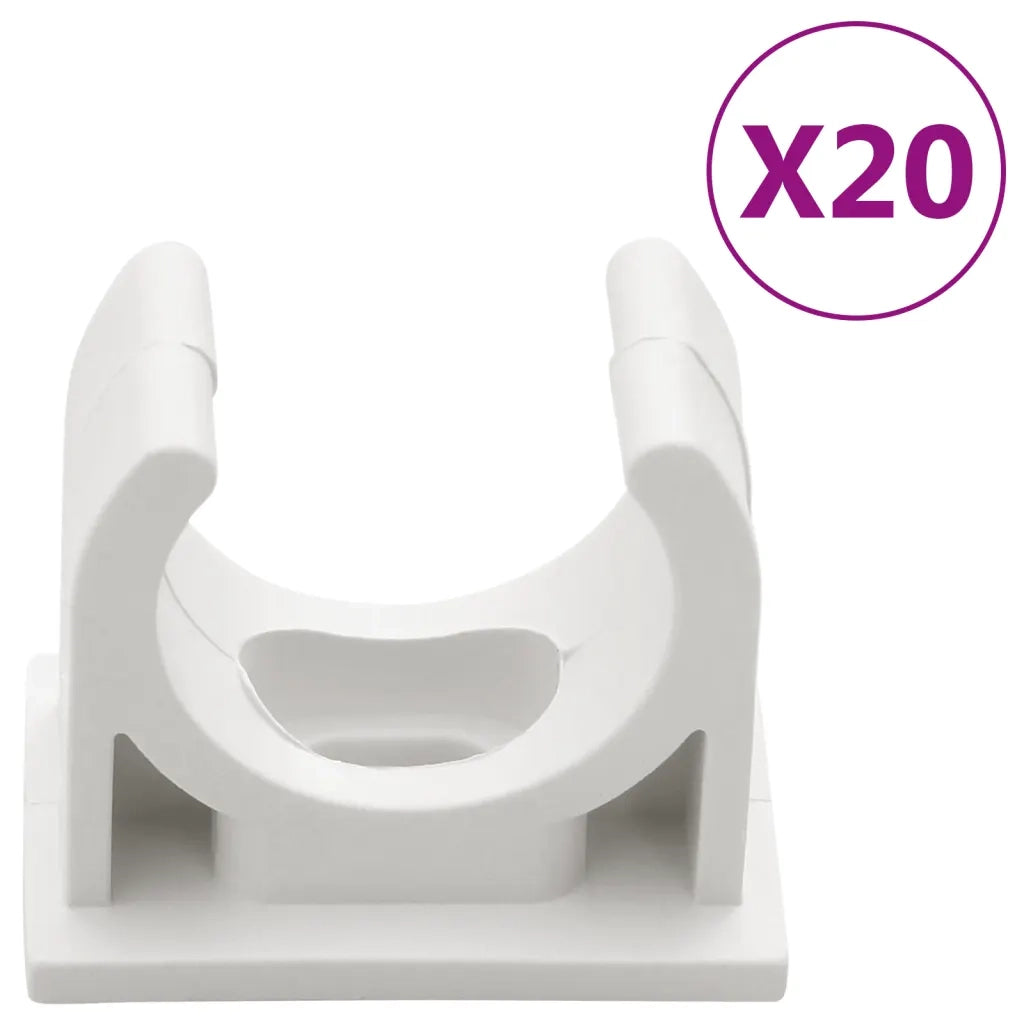 Canaline per Cavi con Clip Ã˜20 mm 10 m in PVC