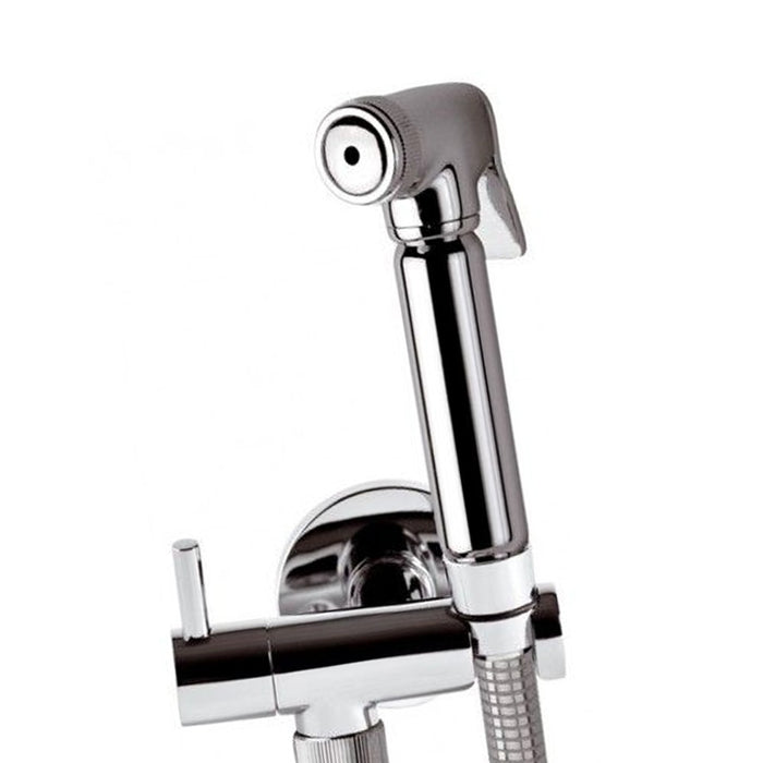 Set idroscopino composto da: idroscopino art. rb100, flessibile crom e rubinetto minimal