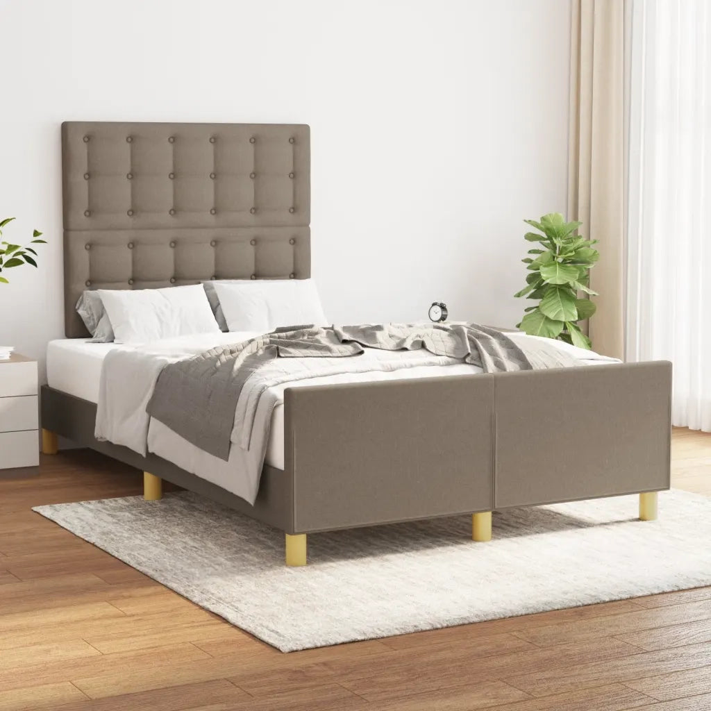 Giroletto senza Materasso Tortora 120x200 cm Tessuto