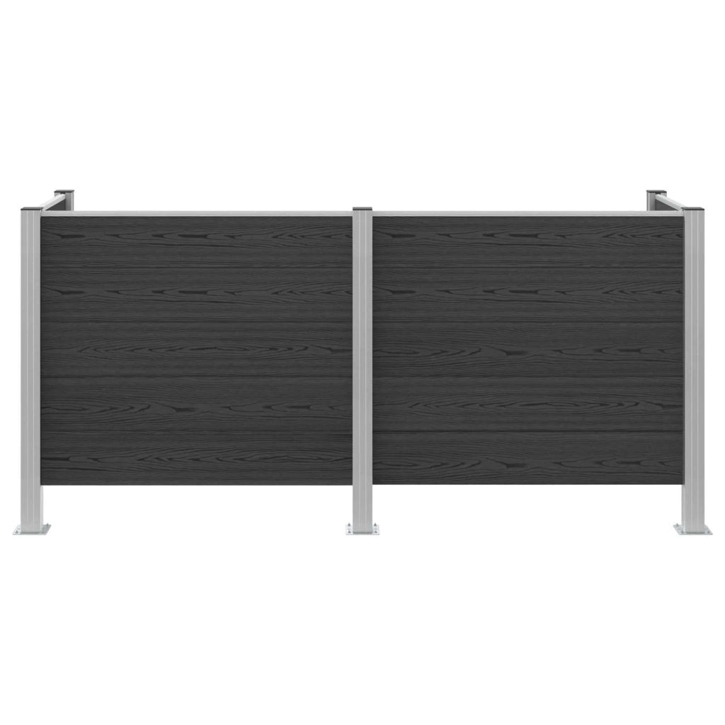 Recinzione Contenitore per Rifiuti Grigio 237 x 85 x 115 cm 3429267