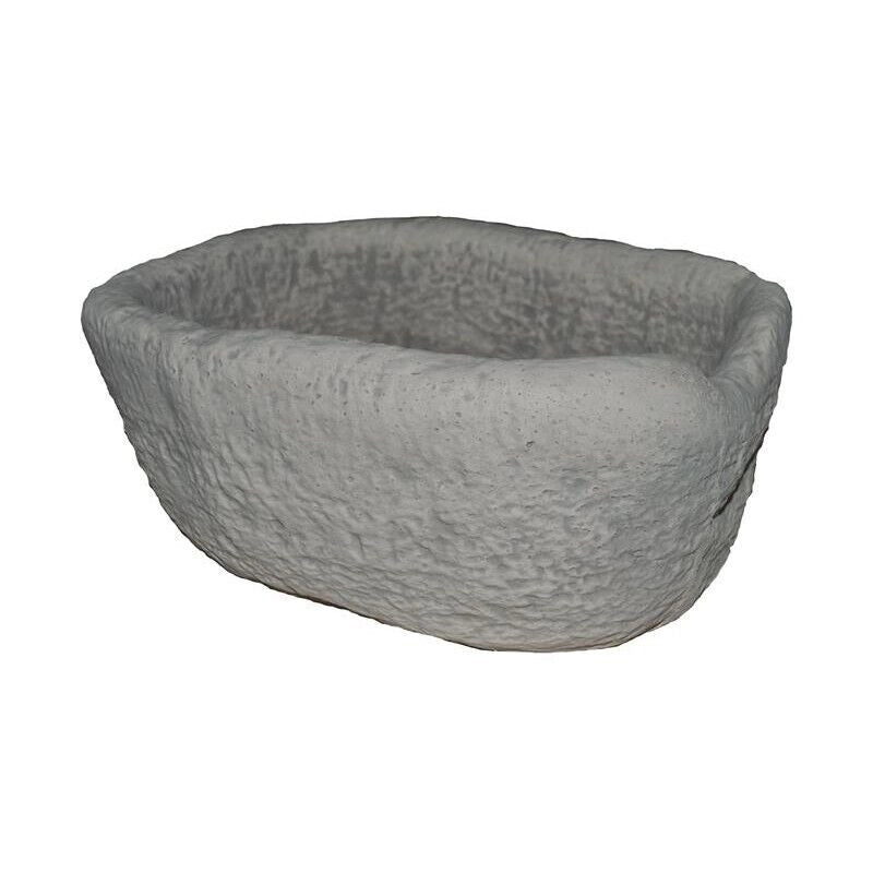 DECOGARDEN FIORIERA MORTAIO IN GRANULATO DI PIETRA ANTICA 47 X 37 X H20 CM