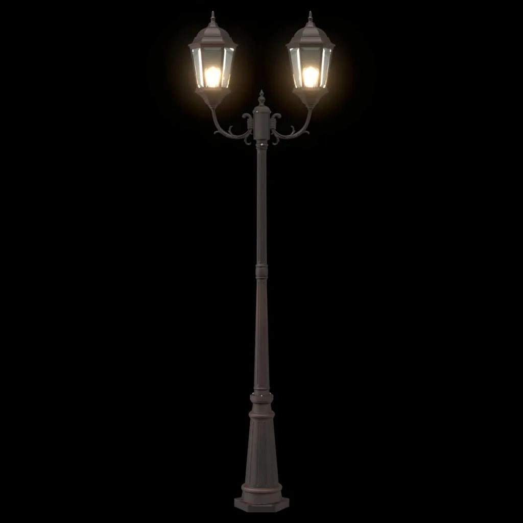 Luce da Giardino Bronzo 68 x 20 x 235 cm Alluminio e vetro CFW4808581