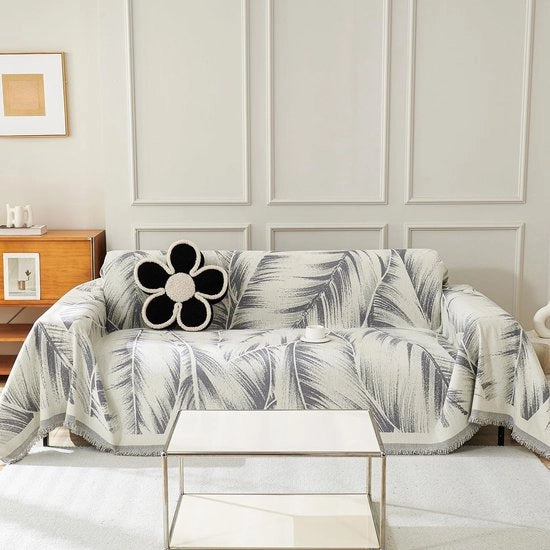 Banchetto con cuscino antiscivolo e resistente ai graffi per 2/3/4 posti - Grigio 180 x 340 cm
