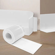 Plinti Flessibili - Plinti Autoadesivi - Plinti PVC - Plinti Sottili - 50mm x 20mm x 12m - Materiale di Alta Qualità - Finitura a Parete