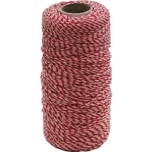 lenza x muratori in pp bianco/rosso mt.200 cod:ferx.2154