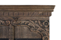 Credenza a quattro ante realizzata a mano in legno di mango