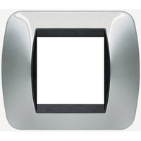 Bticino living Placca 2 moduli cromo L4802CR