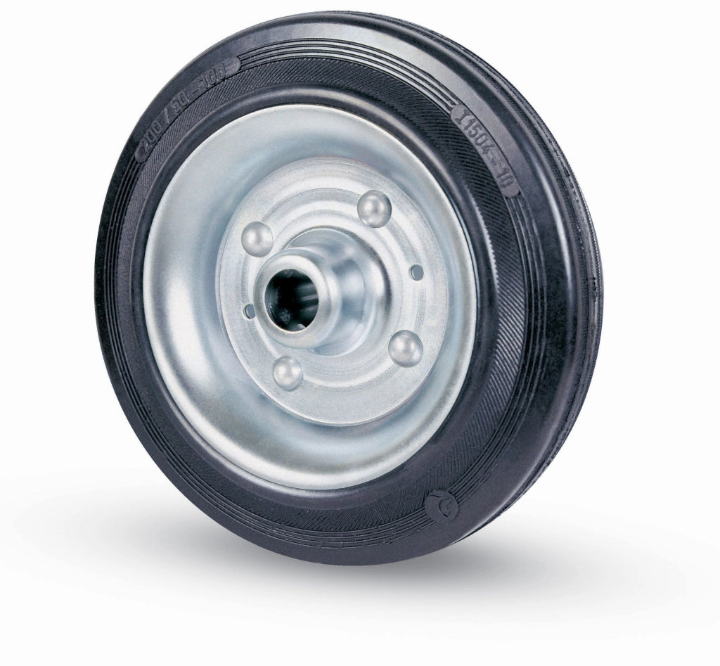 RUOTA INDUSTRIALE D 125 MM GOMMA 112 C/CUSCINET- AVO- 1,0 pz
