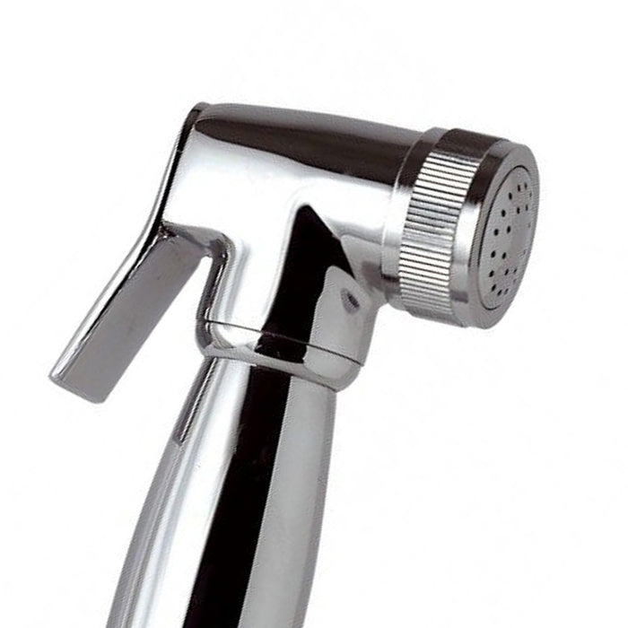 Doccetta bidet a pulsante lux con impugnatura bombata