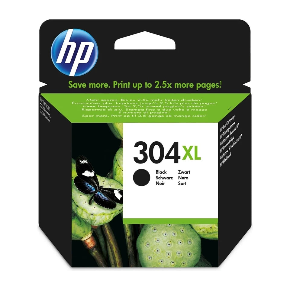 Cartuccia originale per inchiostro nero HP 304XL