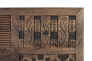 Credenza artigianale in legno massello di mango 160cm