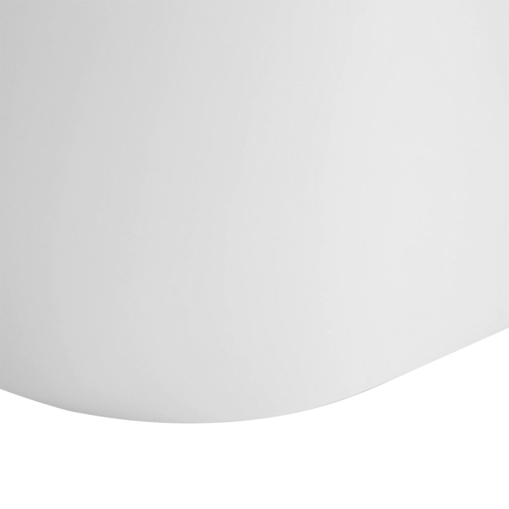 Bagno bianco con argento sanitario acrilico singolo 180 x 78 cm autoportante moderno