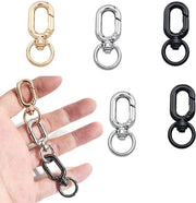 Sistema di appoggio per chiave - Set di 6 appoggi per chiave - Clip di chiusura rotonda - Materiale di alta qualità - Duraturo e robusto