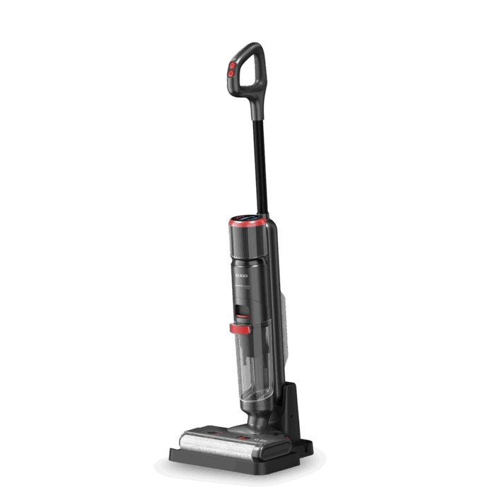 Aspirapolvere lavapavimenti senza fili 2 in 1, aspira e lava con batteria 28,8V e autonomia 50 min, doppio filtro HEPA - Sogo