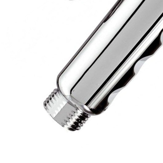 Doccetta shut-off cromata in abs stampata made in italy.