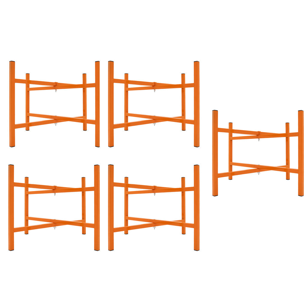 Cavalletti Porta Malta x5 500mm Acciaio Pieghevole con Kit di Fissaggio