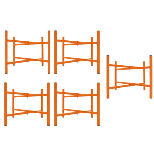 Cavalletti Porta Malta x5 500mm Acciaio Pieghevole con Kit di Fissaggio