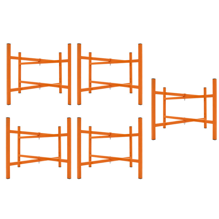 Cavalletti Porta Malta x5 500mm Acciaio Pieghevole con Kit di Fissaggio