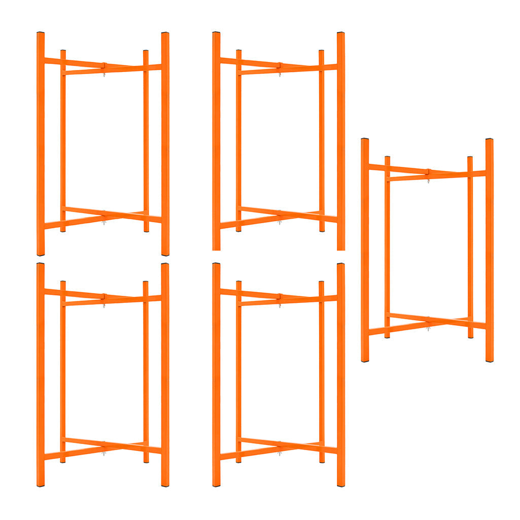 Cavalletti Porta Malta x5 750mm Acciaio Pieghevole con Kit di Fissaggio