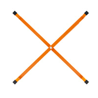 Cavalletti Porta Malta x5 750mm Acciaio Pieghevole con Kit di Fissaggio