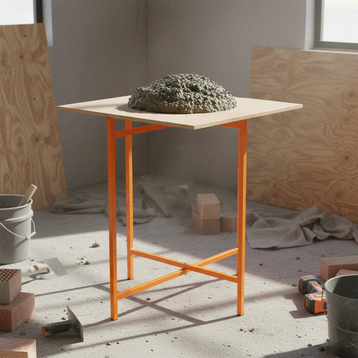 Cavalletti Porta Malta x10 750mm Acciaio Pieghevole con Kit di Fissaggio