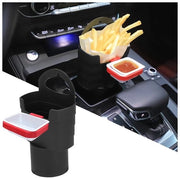 Sostegno per Fries e Dips in Plastica - Autoportante - 18,5 x 10,5 x 6 cm - Contenitore per Cibi
