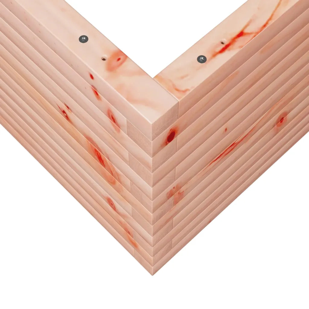 Fioriera | Cassetta per fiori | Vaso da Giardino 50x50x45,5 cm in Legno Massello di Douglas