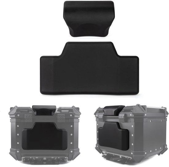 Supporto per Bagagli in Alluminio 45L - Copertura - Cuscino di Comfort - Pelle PU Resistente - Impermeabile - Spugna di Schiuma morbida - Cuscino di Supporto
