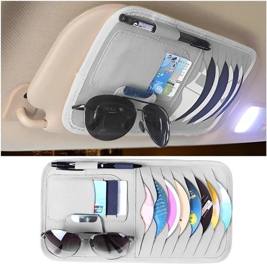 Organizzatore per auto con tas multifunzionale - Ombrellino per auto con contenitore - Dimensioni 31 x 16 cm