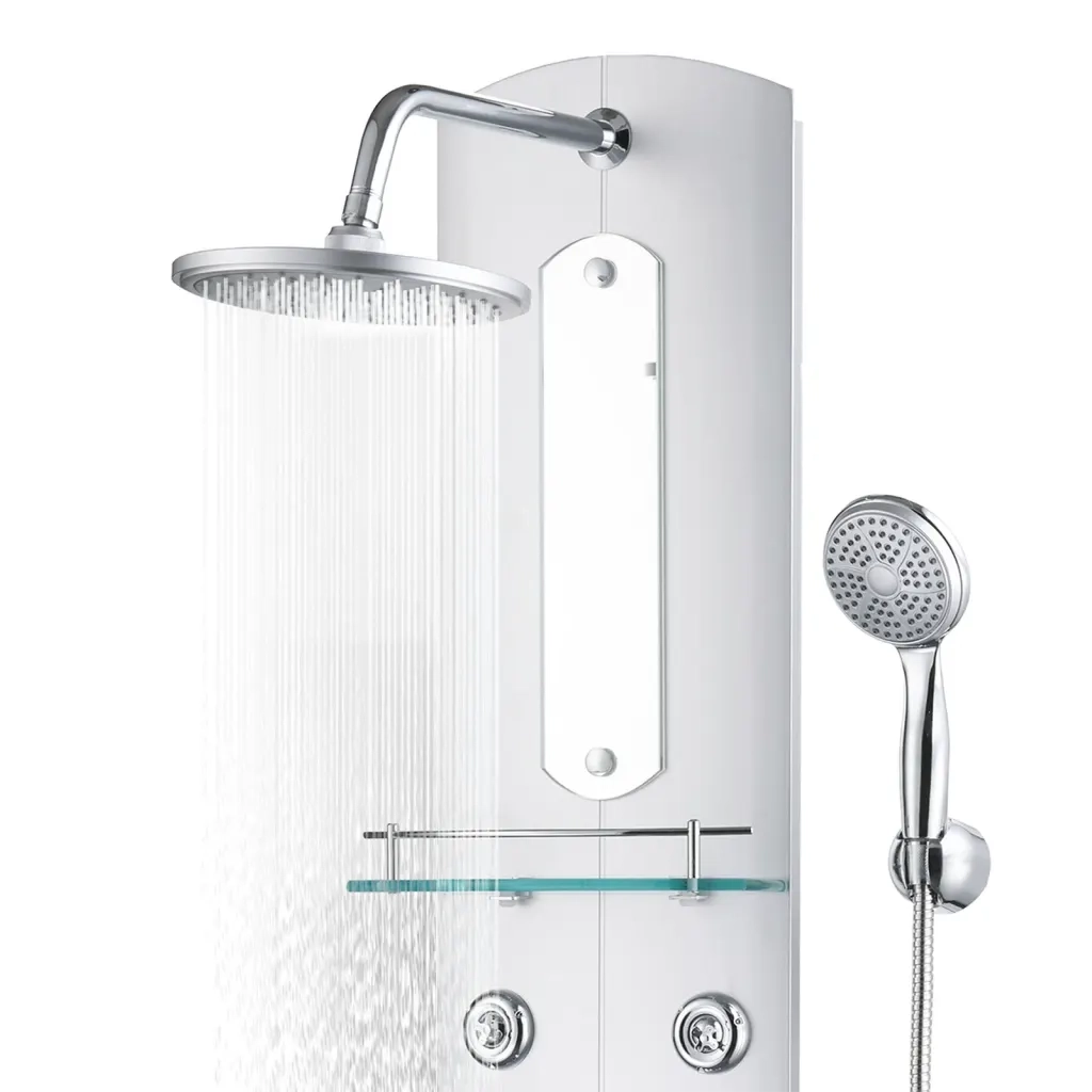 Pannello Doccia 25x43x110 cm Argento CFW2144033