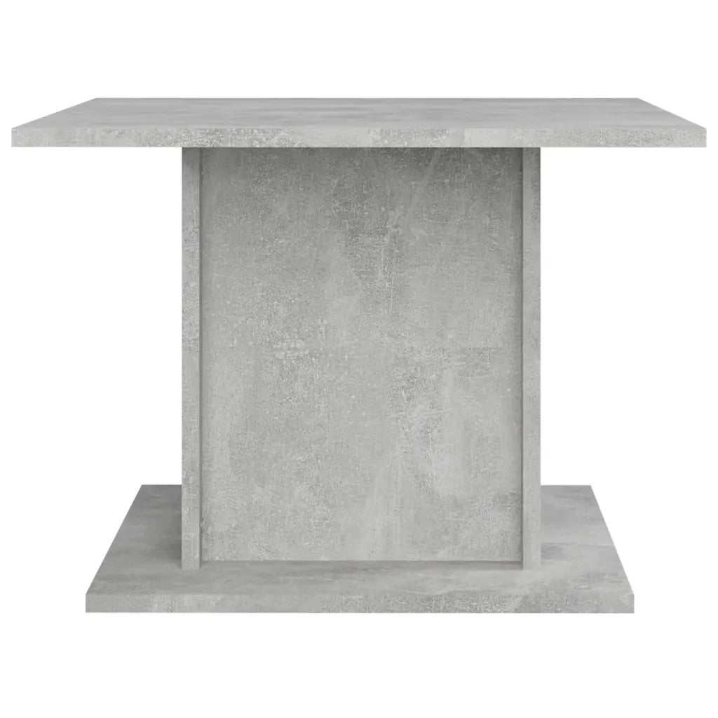 Tavolino da Salotto Grigio Cemento 55,5x55,5x40cm in Truciolato 810320
