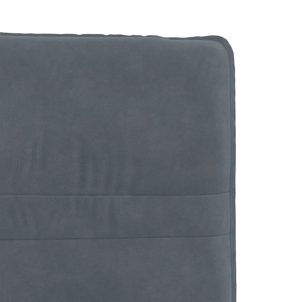 Sedie da Pranzo 2 pz Grigio Scuro in Velluto 4101245