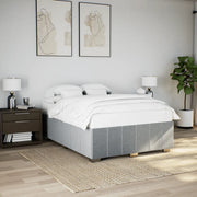 Giroletto senza Materasso-Struttura Letto Grigio Chiaro 140x200 cm Tessuto 255815