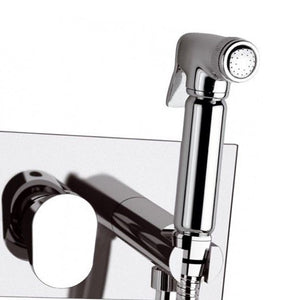 Miscelatore incasso per shut-off con doccetta, supporto doccia e flessibile