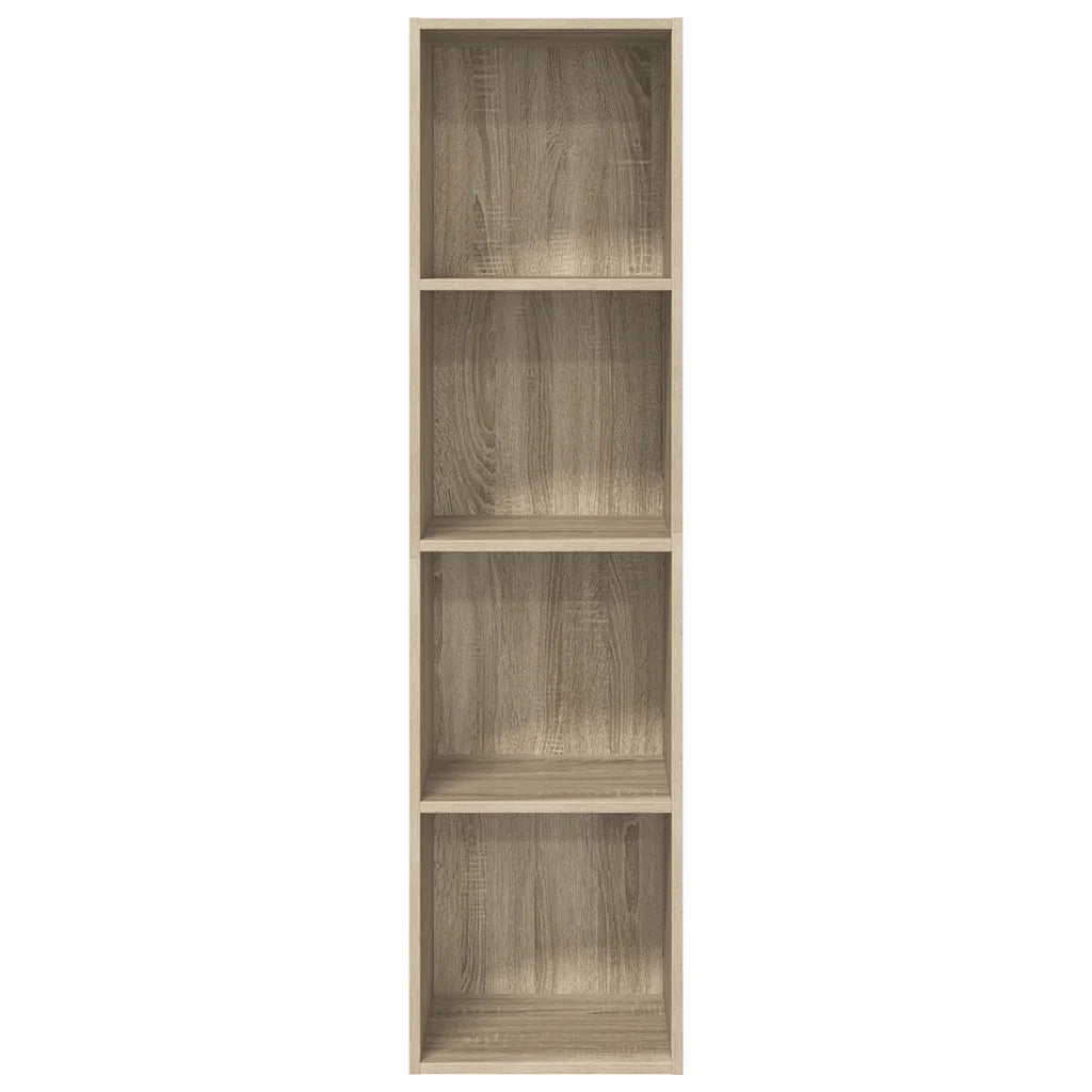 Mobile TV Parete-Credenza per TV sospesa-Console TV  Rovere Sonoma 37x37x142,5cm Legno Multistrato