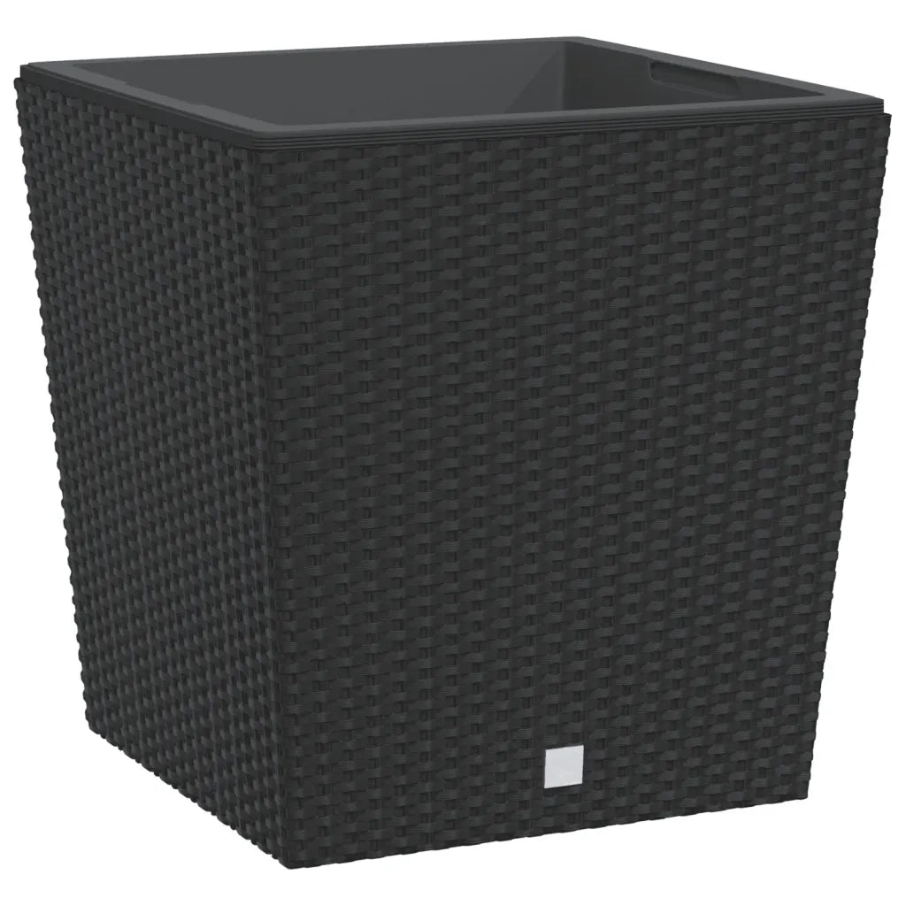Fioriera con Interno Rimovibile Antracite 37 / 64 L PP Rattan 364681