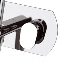 Miscelatore incasso per shut-off con doccetta shut-off, supporto doccia-presa acqua e flessibile doccia.